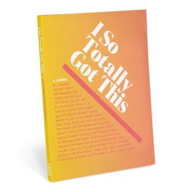 Knock Knock I So Totally Got This Inner-Truth Journal, Motivational Writing Journal, 7 x 9.5-inches (Ombre Edition)