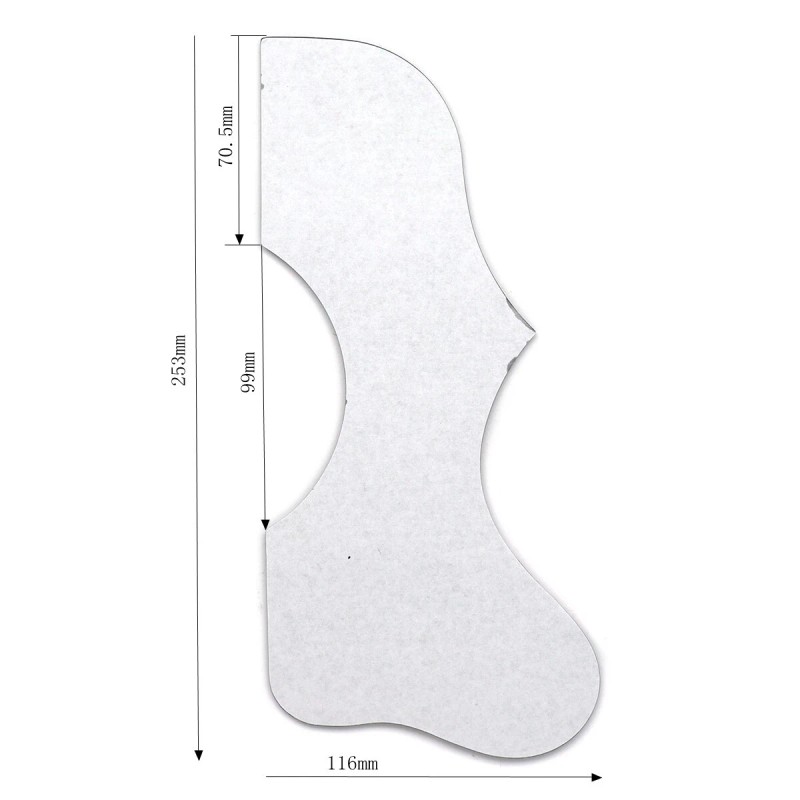 Unbranded Thickened Left Acoustic Guitar Pickguard for J200 SJ200 Acoustic
