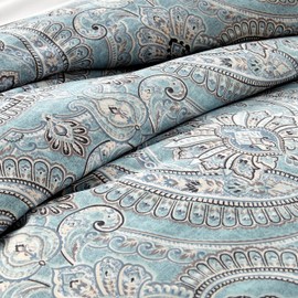 Southshore Fine Linens - The Pure Melody Collection - Comforter Sets, 3 Piece Set, King / California King, Aqua