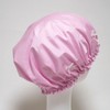 Ribbon with Shower Cap Pink Ribbon White Made in Japan