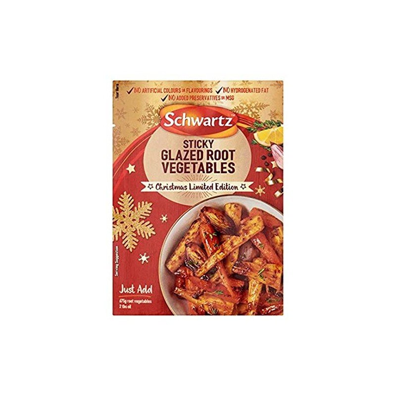 Schwartz Sticky Glazed Root Vegetables Limited Edition Recipe Mix 30g