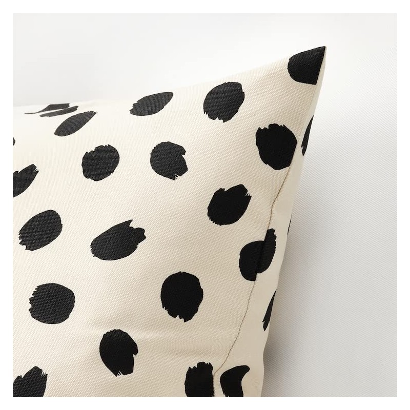 ODDNY Oddney Cushion Cover - Off-White/Polka Dot Black 205.238.28