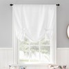 No. 918 Noah Heathered Texture Rod Pocket Window Tie-up Shade,