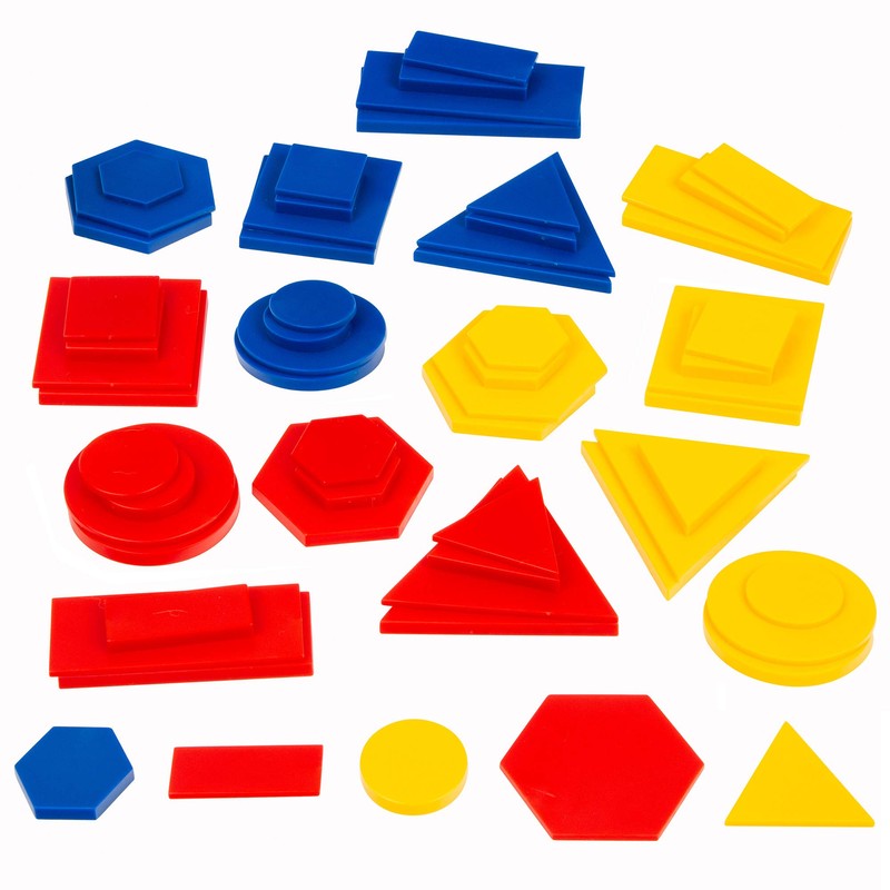 Kids First Math: Attribute Blocks Math Kit with Activity Cards