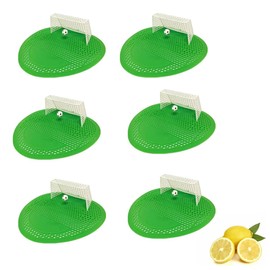 CUEMOON Pack of 6 Urinal Sieves with Fragrance, Splash Guard and Odour Protection, Urinal Insert for Urinal Strainer for Bathroom Office Stadiums Hotels Schools