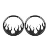 Unbranded Black Flame Front Speaker Grill Trim Accent Covers For