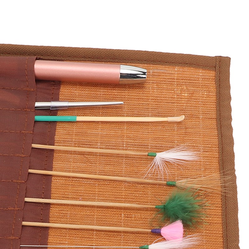 Earwax Remover Massage Set 8 Feather Stick Relieve Fatigue Professional