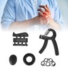 Hand Grip Strengthener Kit Elastic Silicone Skin Friendly Portable Forearm