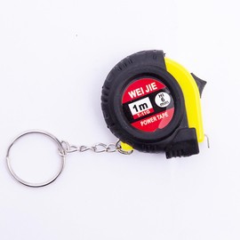 NINFEIQI Mini Tape Measure with Keychain, Auto Lock Tape Measure with Dual Side With Metric and Imperial Graduations