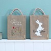 Papierdrachen Gift Bag for Easter Made of Jute - Dimensionally