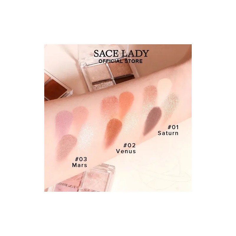 Sace Lady Paleta De Sombras 4 Tonos Para Ojos Maquillaje