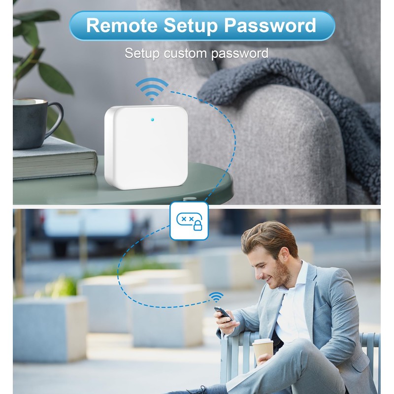 Veise G2 Gateway, Smart Deadbolt WiFi Gateway, Remote Control, Compatible