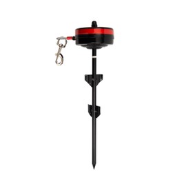 Lixit Bracket Mount and Stake Retractable Leash Tie Outs for Dogs (Stake+Bracket, Large)