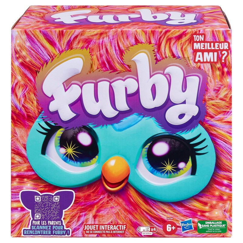 Micro Furby Coral Interactive Plush Toy