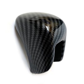 ACCYPRO Carbon Fiber ABS Gear Shift Knob Cover Trim Fit for 11th Gen Civic Automatic Transmission Honda Civic 11th 2022 2023 Accord 2018 2019 2020 2021 2022 (Black)