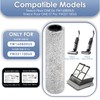 【Version 2, Detachable】(4 Pack) S7 Pro Brush Rollers and HEPA