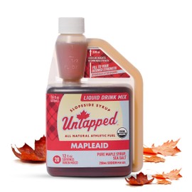 Untapped Untapped Mapleaid Bulk Bottle ?C 20 Servings | Organic Maple Syrup & Sea Salt | Natural Electrolyte Replenishment | Pure, Simple, Delicious | Ideal for Sustained Energy and Hydration