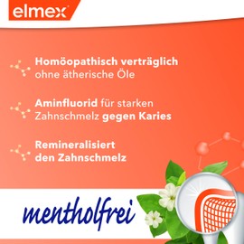 elmex menthol-free toothpaste, 1-pack (1 x 75 ml)