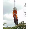 American Bald Eagle Feather Handmade Stained Glass Indoor Outdoor Sun