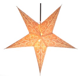Guru-Shop Foldable Advent Light Paper Star Christmas Star Anubis Red Star Window Decoration 5 Tips