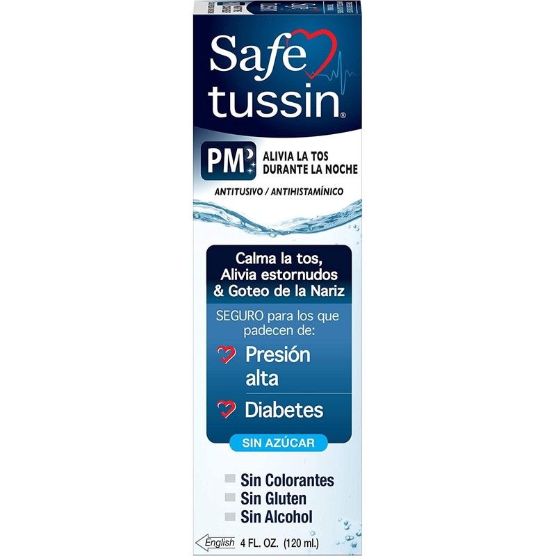 Safetussin PM Night Time Cough Relief 4 oz (Pack of