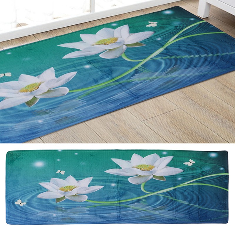 Bathroom Runner Practical Breathable Soft Comfortable Exquisite Design Decorative Carpet
