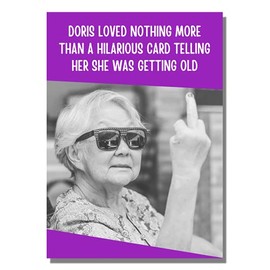 Funny Birthday Card For Wife, Girlfriend, Her, Mum, Women, Friend