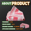 RAINDEWAY 4x8 Feet Tarps,12 Mil Sunshade Striped Tarp,UV,Multipurpose Waterproof Poly