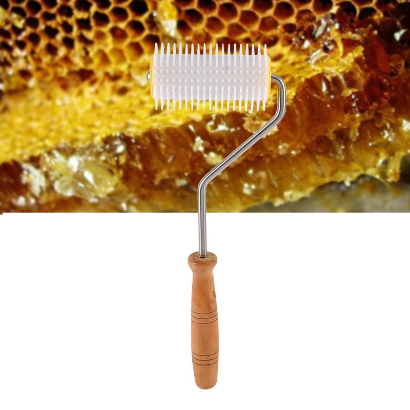 Yuecoom Discovery Roller, Beekeeping Bee Comb, Plastic Discovering Needle Roller