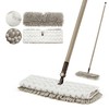 Eyliden Dual-Sided Flip Dust Mop - Microfiber Scrubbing & Chenille