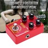 D-9 Distortion Guitar Effect Pedal with Presence Distortion Volume Tone