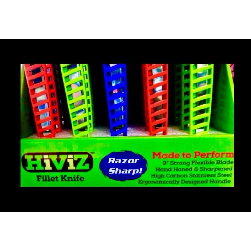 HIVIZ RAZOR SHARP 15" FILET Fillet KNIFE (9" BLADE) HIGH