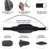 34 Inch Weight Lifting Dip Belt with,Weightlifting Waist Droop Chain