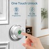 GeekTale Fingerprint Deadbolt with App, Smart Deadbolt Lock for Front