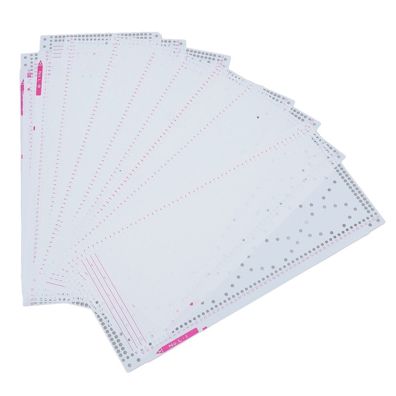 10pcs Knitting Machine Punch Card for Silver Reed Knitting Machine