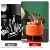 Diesisa Diesisa 360 Rotating Makeup Brush Organizer With 5 Sections,