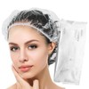 100-Pack Multi-Purpose Disposable Plastic Hair & Beauty Cap Covers Disposable 2ea