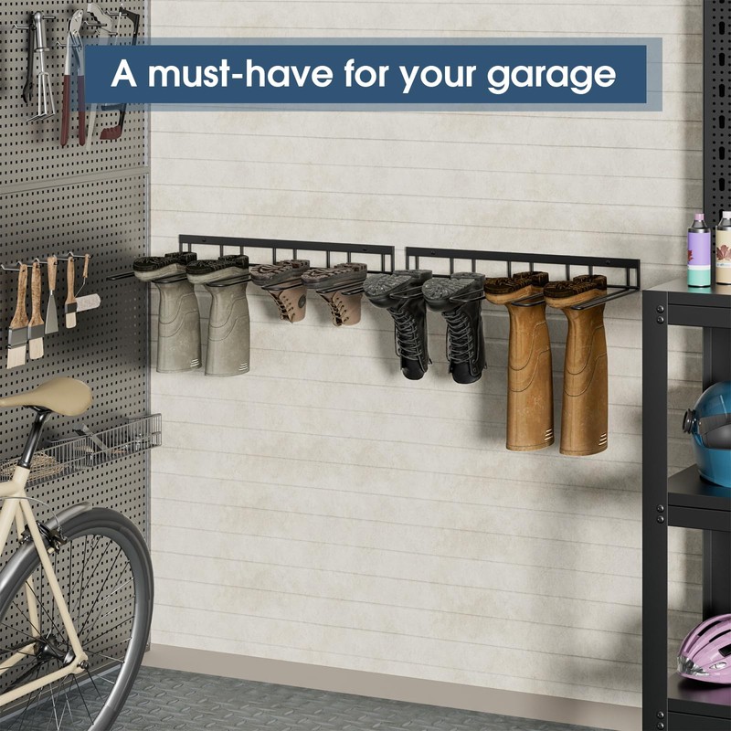 zacurter Boot Rack, Wader Hangers for wall, Metal Wall Mounted