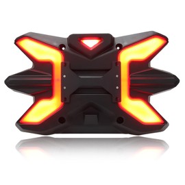 MOTRUM Spare Tire Assembly Designed for 2007-2017 Je-ep Wrangler JK & 2018-2024 Je-ep Wrangler JL, [3 in 1 Design] with Tail Light, Brake Light, Turn Signal Light, [Optimized Departure Angle]