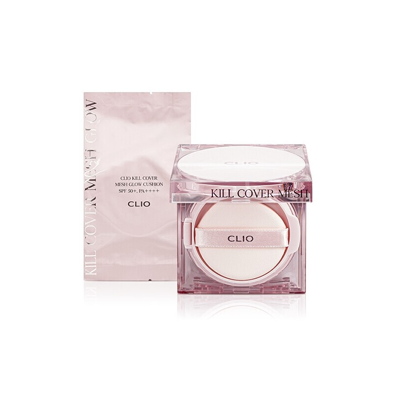 Clio Kill Cover Mesh Glow Cushion (main product + refill)