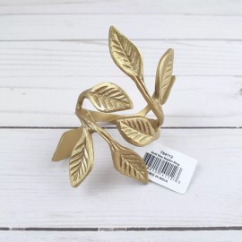 Dii Napkin Rings Metal Gold Vine Set of 4