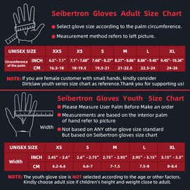 Seibertron Adult Dirtclaw Gloves - Versatile Gloves for Cycling, ATV, and Mountain Biking Fluo Orange XL