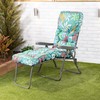 Alfresia Sun Lounger – Reclining Garden Sun Lounger, Classic Cushion