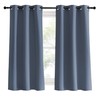 NICETOWN Kitchen Curtains Blackout Curtains & Drapes, Stone Blue, 34"
