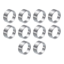 QUARKZMAN 10pcs Stainless Steel Spacer 12mm Bore x 15mm OD x 6mm Length Screw Spacer Bushing for 12mm Inner Diameter Screws, Bolts and Rods