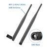 POBADY 4PCS Dual Band WiFi Antenna 2.4GHz 5GHz 5.8GHz Antenna
