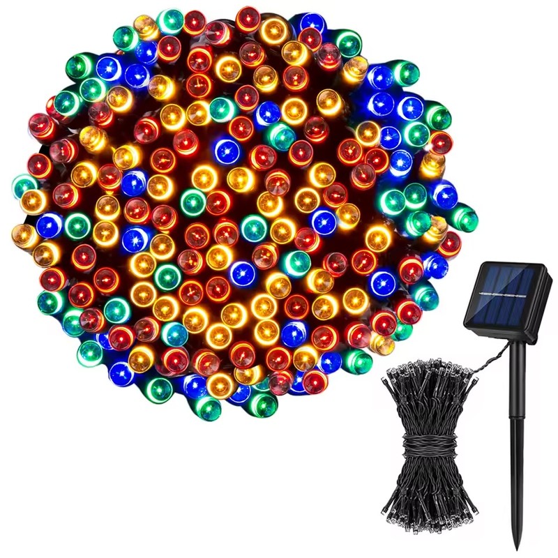 Solar Powered Outdoor Fairy Lights 20M Waterproof LED String Lights