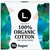 L. Ultra Thin Pads for Women, Super Absorbency, Organic Cotton