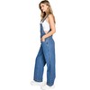 Lana Roux 90s Retro Dungaree Utility Denim Jumpsuit Jean Overalls