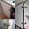 180 Degree Frameless Cabinet Doors Hinges, Concealed Hydraulic Adjustable Mounting,